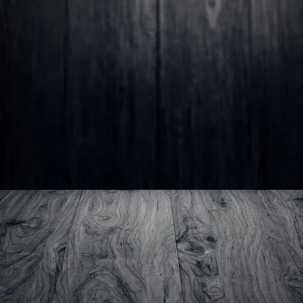 Drewno Tło Stół Drewnianą Ścianę — Zdjęcie stockowe