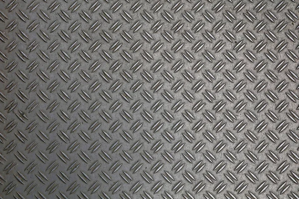 Placa Acero Metal Relieve Antideslizante Industrial Gris Oscuro Con Dobles —  Fotos de Stock