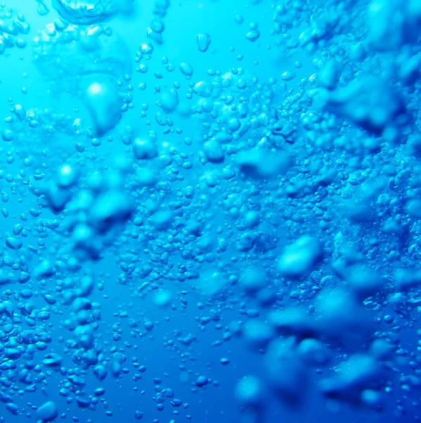 Luftblasen Süßwasser Schön Für Hintergründe — Stockfoto