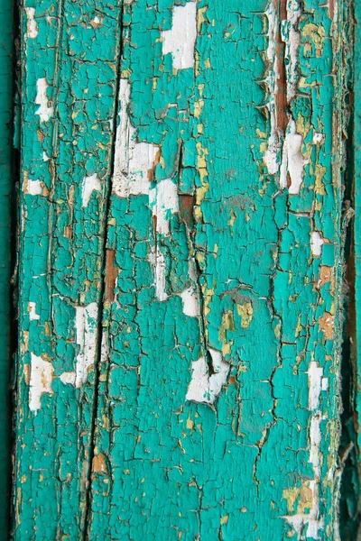 Wywietrzone Stare Malowane Drewno — Zdjęcie stockowe