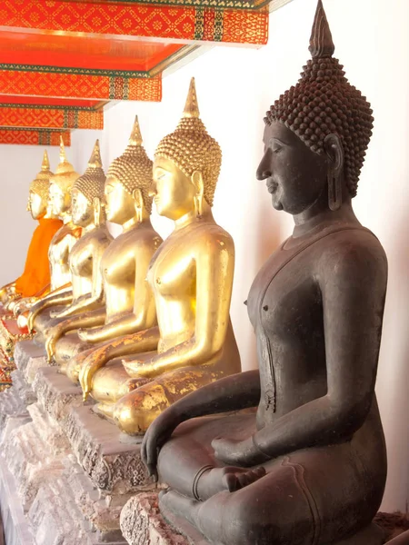 Buddhizmus Művészet Templomban Thaiföldön — Stock Fotó