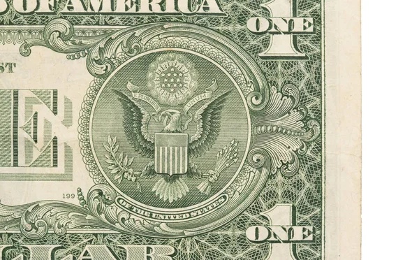 Μας Ένα Δολάριο Νομοσχέδιο Στενή Μέχρι Φωτογραφία Σφραγίδα Ηπα — Φωτογραφία Αρχείου