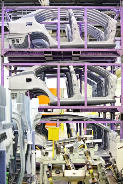 Reserveonderdelen Van Auto Een Fabriek — Stockfoto