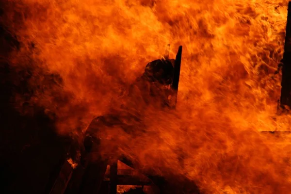 세인트 조안의 불길에 불타는 — 스톡 사진