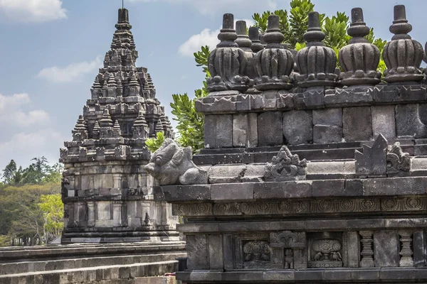 Templo Prambanan Cerca Yogyakarta Isla Java Indonesia — Foto de Stock