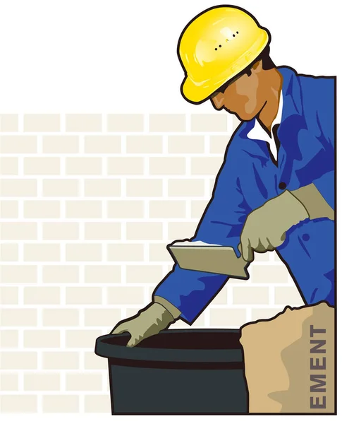 Masons Work Close — Stock Photo, Image