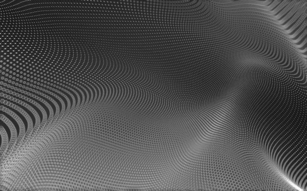 Abstraktní Polygonální Prostor Nízké Poly Tmavé Pozadí Spojující Tečky Čáry — Stock fotografie