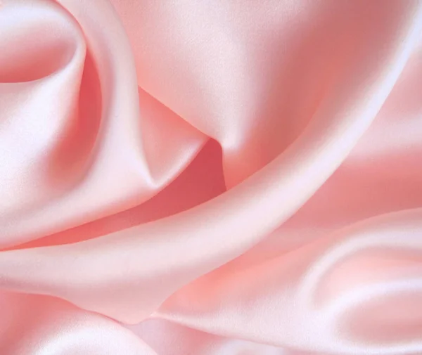 Liso Elegante Seda Rosa Puede Utilizar Como Fondo — Foto de Stock