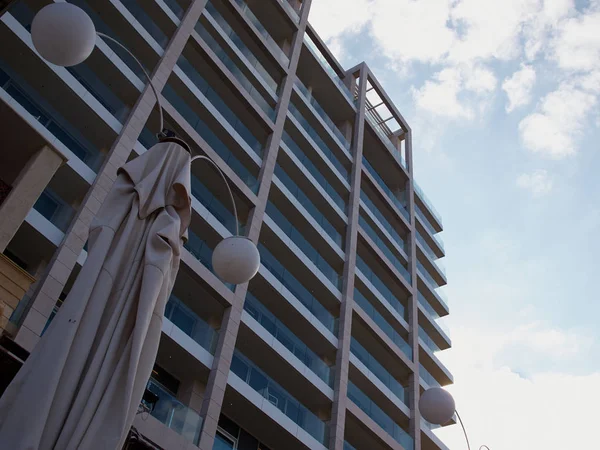 Diseño Moderno Lujosos Apartamentos Ejecutivos Edificio Condominio Ciudad — Foto de Stock