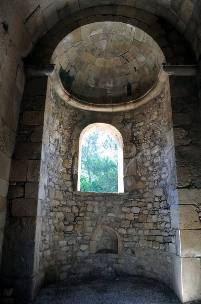 Fotos Viajes Antigua Basílica Ayios Titos San Tito Gortyn Creta — Foto de Stock