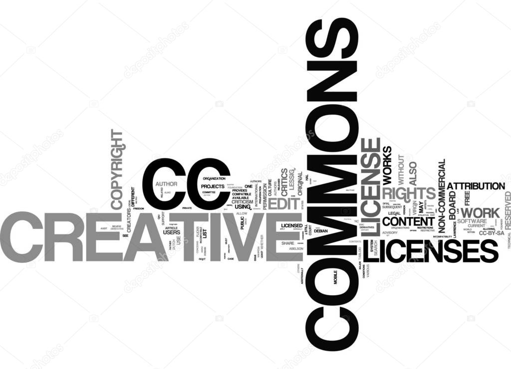 Creative Commons, digital illustration