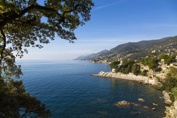 Panoramic View Italian Seaside Landscape Sunny Day — Stock Photo, Image