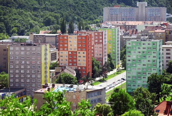 Panorama Brna Vrcholného Pohledu Během Slunečného Dne — Stock fotografie