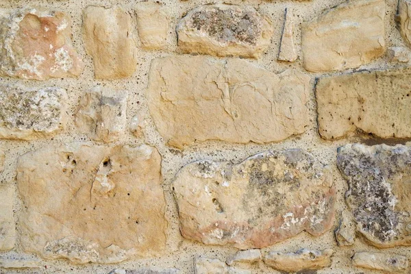 Antieke Muur Van Oude Ruwe Steen Textuur Achtergrond — Stockfoto