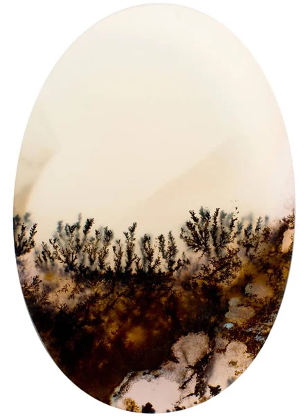結晶から抽象的な風景とカラーの天然石のカットします — ストック写真