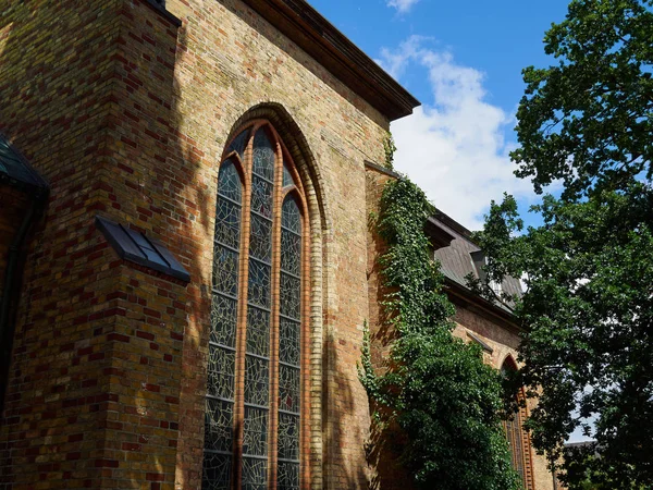 Monumento Famosa Iglesia Santa María Flensburg Schleswig Holstein Alemania — Foto de Stock