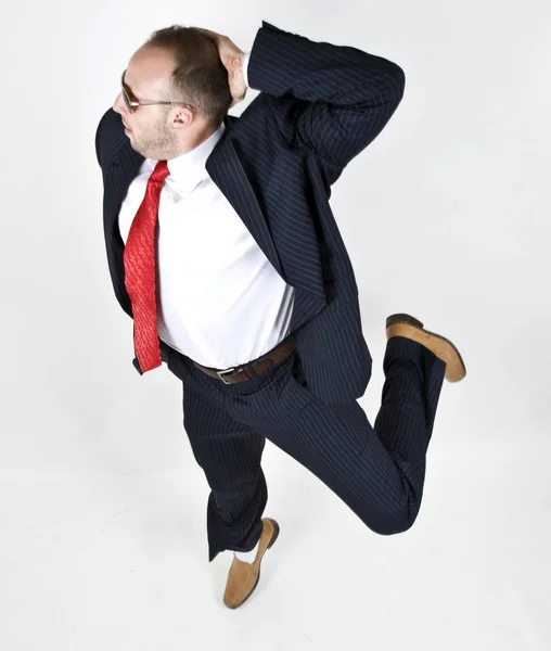 Dancing Male Isolated Background — Stock Photo, Image