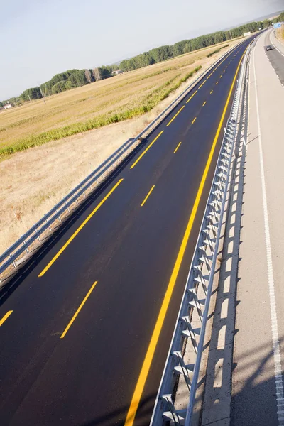 Weg Van Een Nieuwe Autobahn — Stockfoto