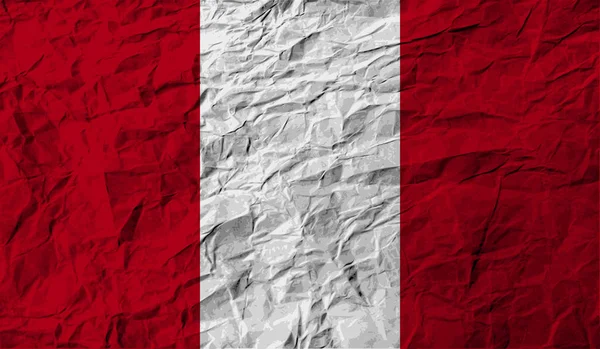 Bandiera Del Perù Con Vecchia Texture Illustrazione — Foto Stock