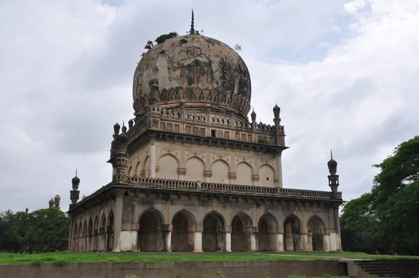 Túmulos Qutb Shahi Hyderabad Andhra Pradesh Índia — Fotografia de Stock