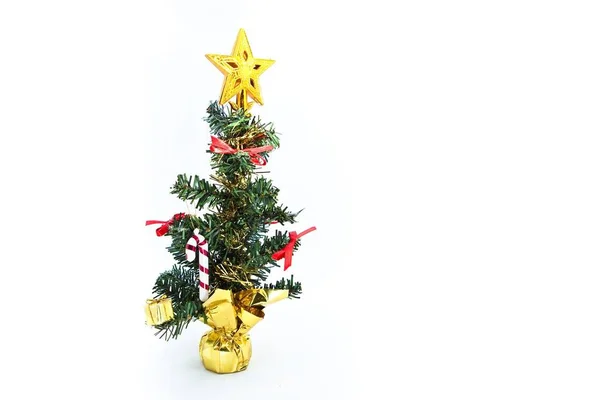 Weihnachtsbaum Und Dekoration — Stockfoto