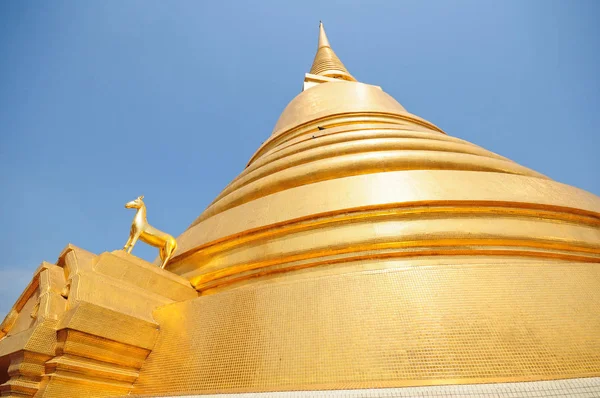 Gouden Pagode Tempel Thailand — Stockfoto