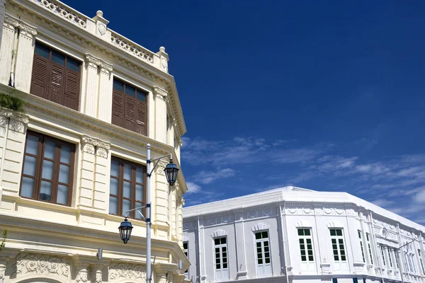 Staré Budovy Seznamu Světového Kulturního Dědictví Unesco Georgetownu Penang Malajsie — Stock fotografie