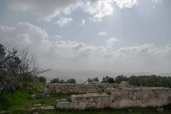 Sebastia Excavación Del Antiguo Israel Territorio Palestino — Foto de Stock