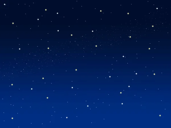 Cielo Azul Ilustración Fondo Con Pequeñas Estrellas Vista Espacial — Foto de Stock