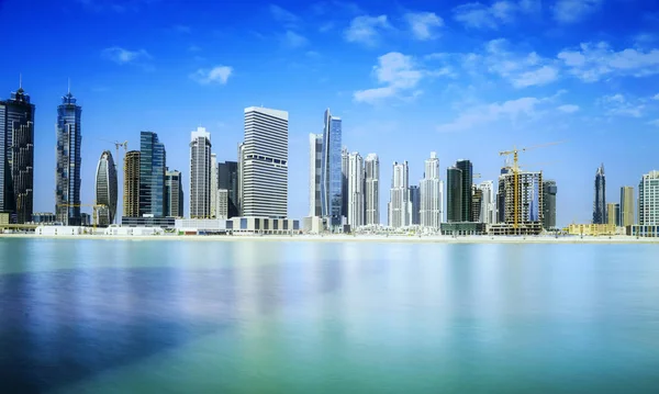 Dubai Skyline Émirats Arabes Unis — Photo