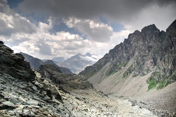 Viajar Europa Alpes Alta Montaña Vacaciones Verano — Foto de Stock