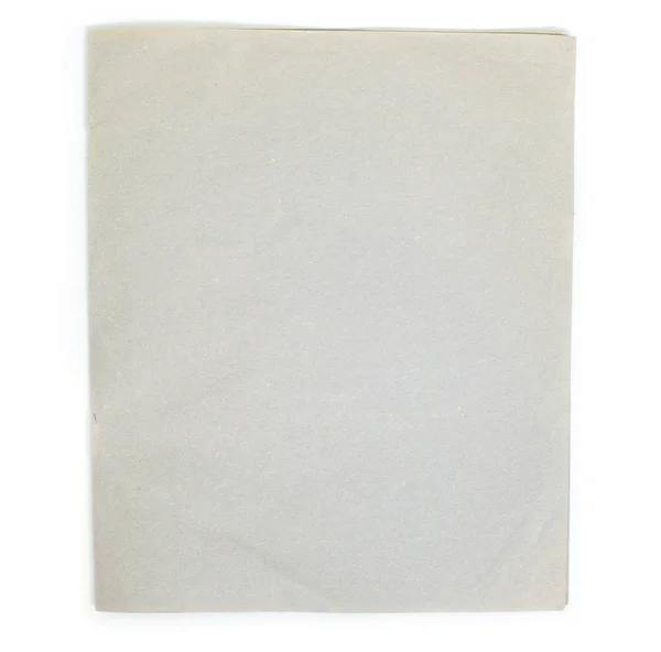 Papier Note Isolé Sur Fond Blanc — Photo
