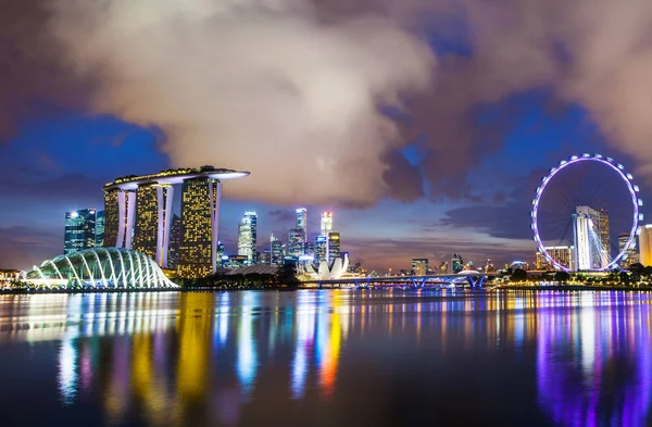Singapour Ville Avec Des Gratte Ciel Modernes Asie Sud Est — Photo