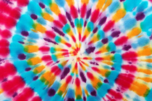 Blur Fabric Tie Dye Bright Colors Texture Background — Stock Photo, Image