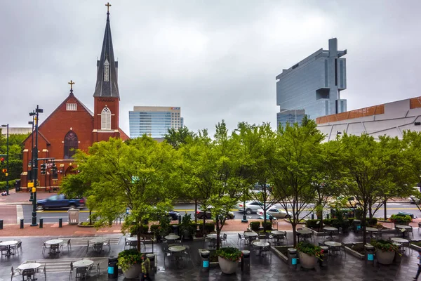 Charlotte Norte Carolina Visualizações Torno Centro Cidade — Fotografia de Stock