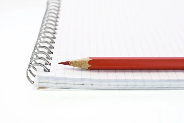 Spiral Notepad Pencils — Stock Photo, Image