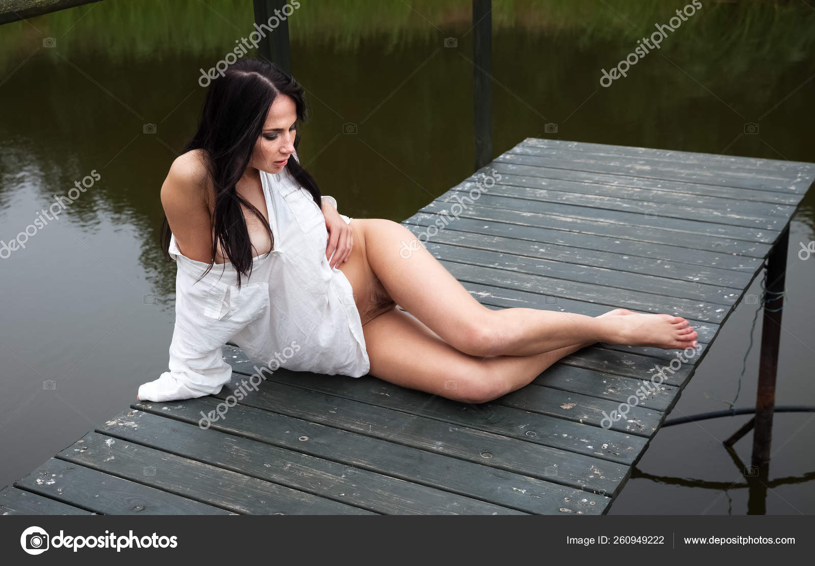 Beautiful Nude Woman Outdoor