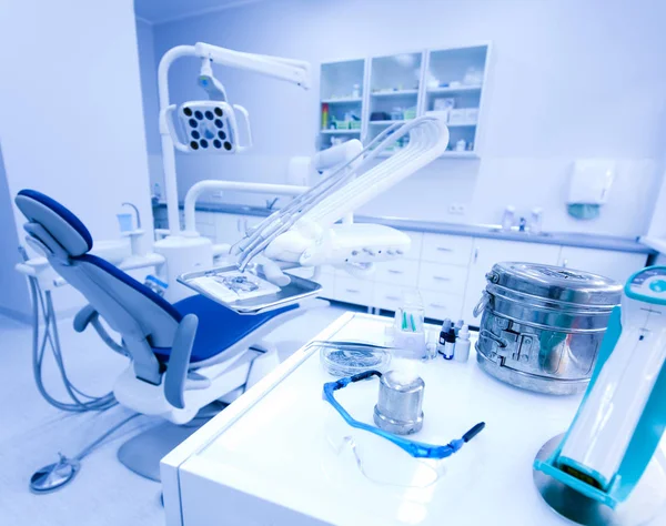 Oficina Dental Equipo Concepto Tono Colorido Brillante — Foto de Stock