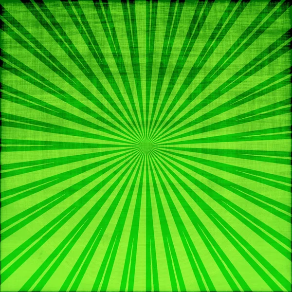 Starburst Grün Mit Einer Grunge Mischung — Stockfoto