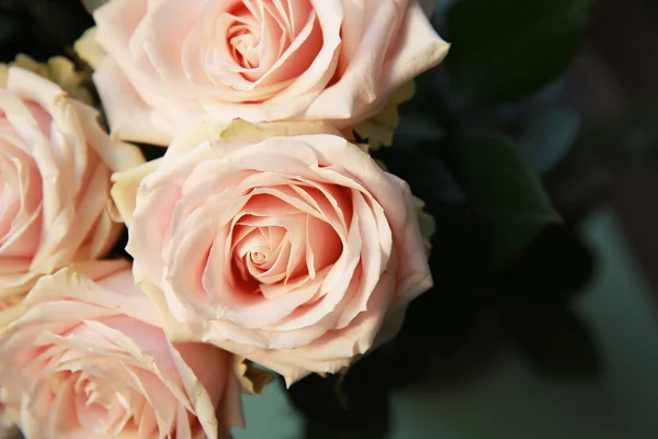 Букет Бледно Розовых Роз — стоковое фото
