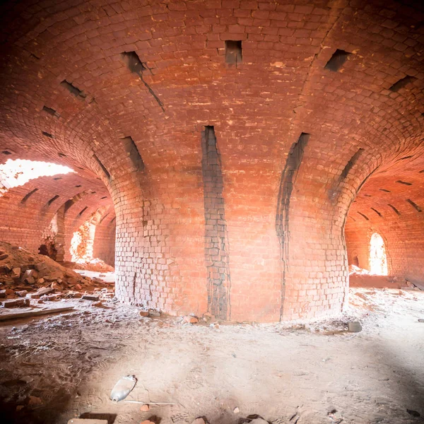 Ruinas Una Fábrica Industrial Muy Contaminada Lugar Era Conocido Como — Foto de Stock