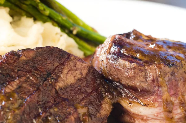 Filet Mignon Steak Plate — Stock Photo, Image