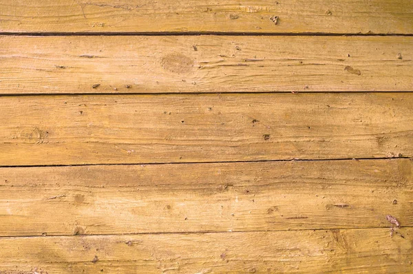 Texture Old Ginger Wooden Fence — Stock Photo, Image