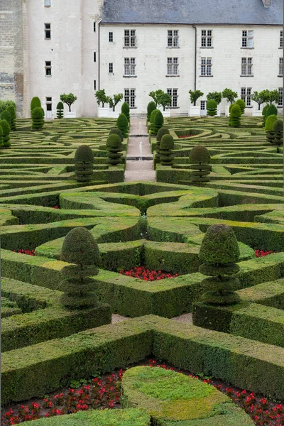 Gärten Und Chateau Villandry Loire Tal Frankreich — Stockfoto
