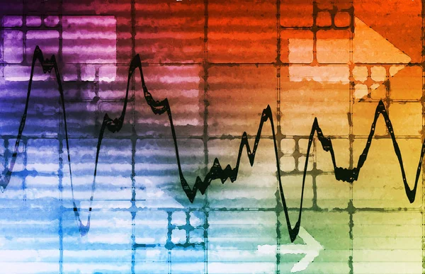 商品取引と価格分析ニュース アート — ストック写真