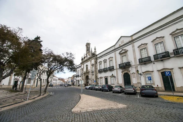 Entrada Principal Para Centro Histórico Cidade Faro Portugal — Fotografia de Stock