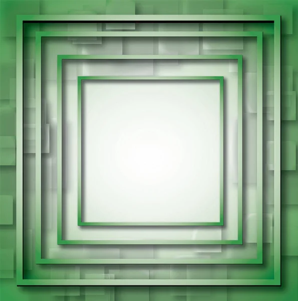 Illustration Von Grün Leer Einzeln Bunt Netz Internet Quadratischer Rahmen — Stockfoto