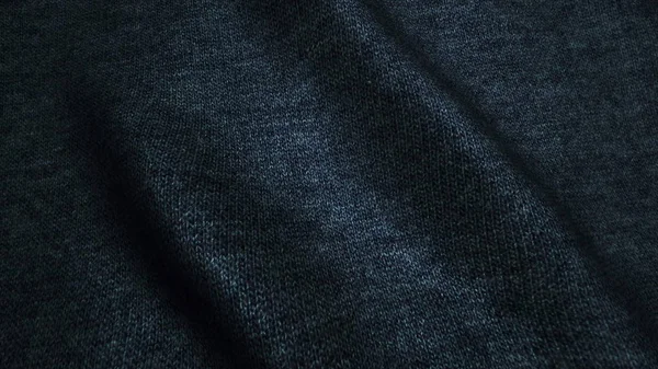 Σκούρο Μπλε Υψηλής Ποιότητας Τζιν Υφή Κινούμενα Κύματα Υφή Της — Φωτογραφία Αρχείου