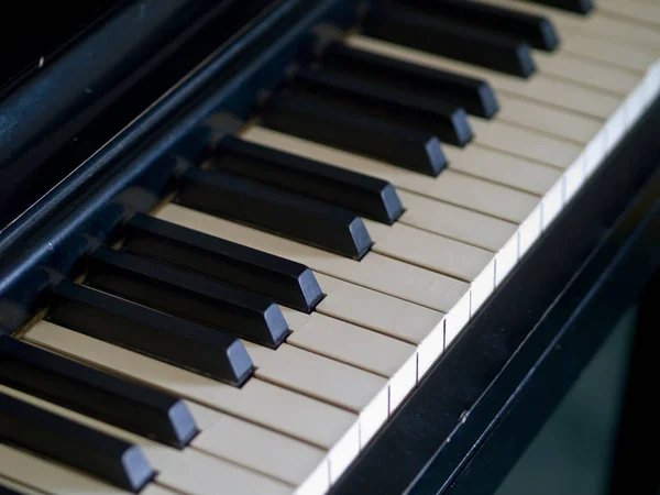 Teclas Piano Muito Bem Amado Muitas Vezes Tocava Piano — Fotografia de Stock