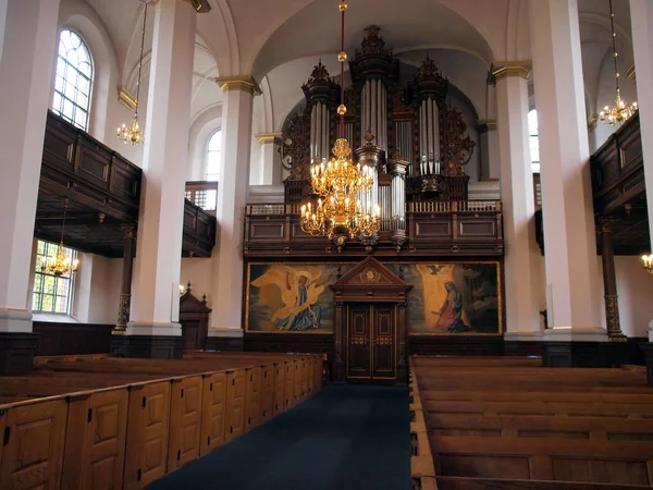 Alteración Tubos Órgano Una Iglesia — Foto de Stock